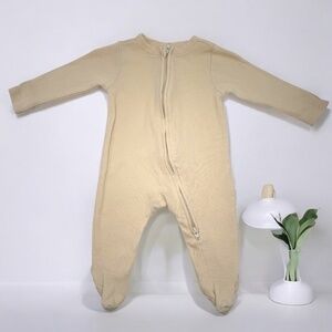 Old Navy Unisex Tan  Sleep & Play 2-Way-Zip Footed One-Piece